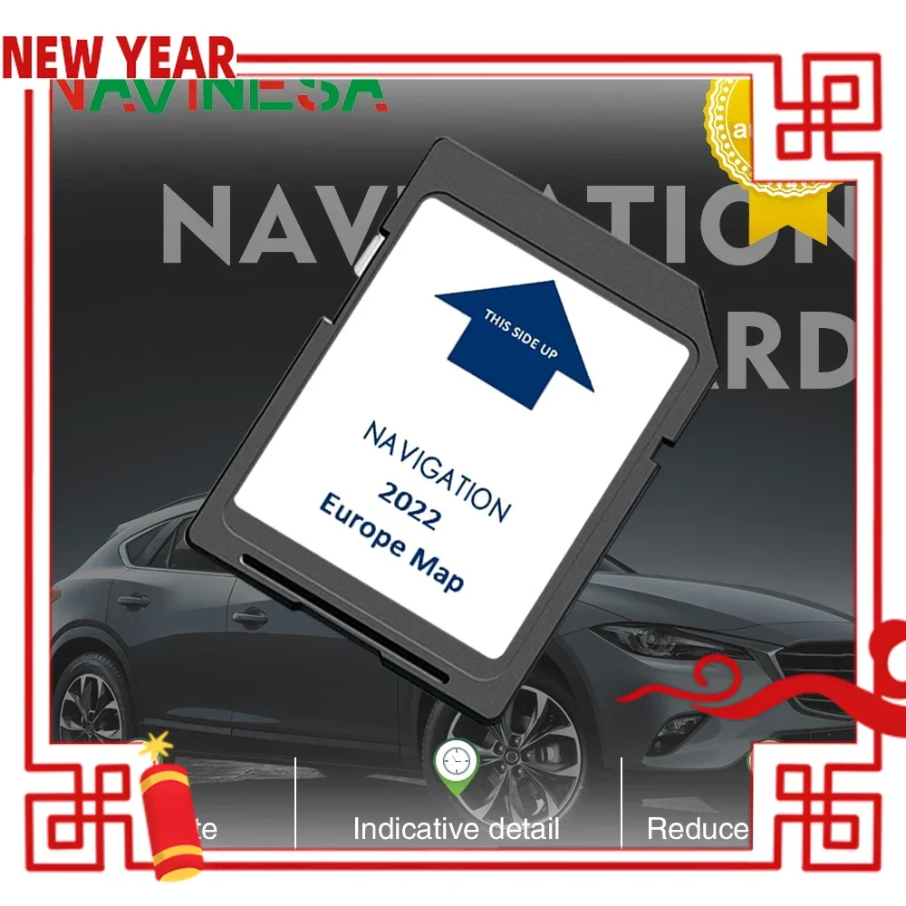 Europe MAP Navigation SD GPS Software Sat NAV Card 2022 For IVECO Stralis Hi-Way Car