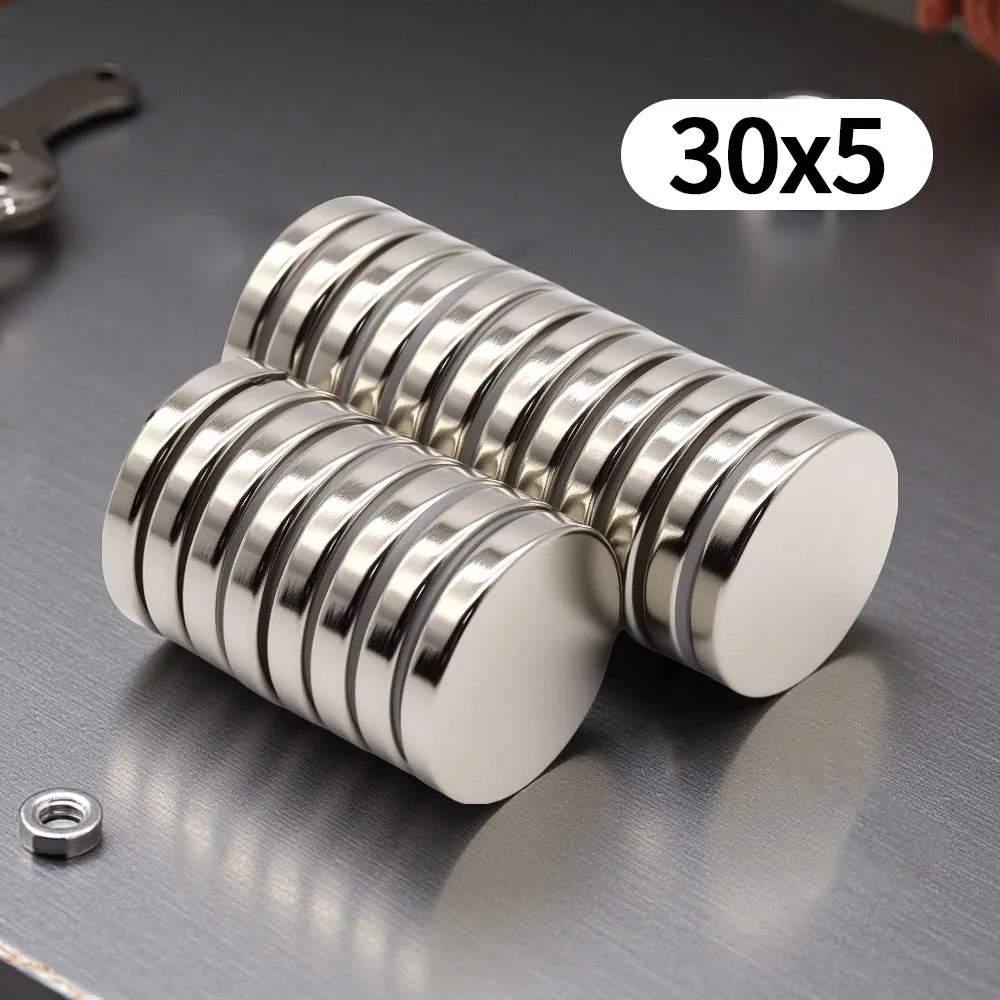 30X5MM Imans Runde Kühlschrankmagnete für Büro-Whiteboard, geeignete Werkzeuge, Zuhause, Arbeitsplatz usw. 30*5
