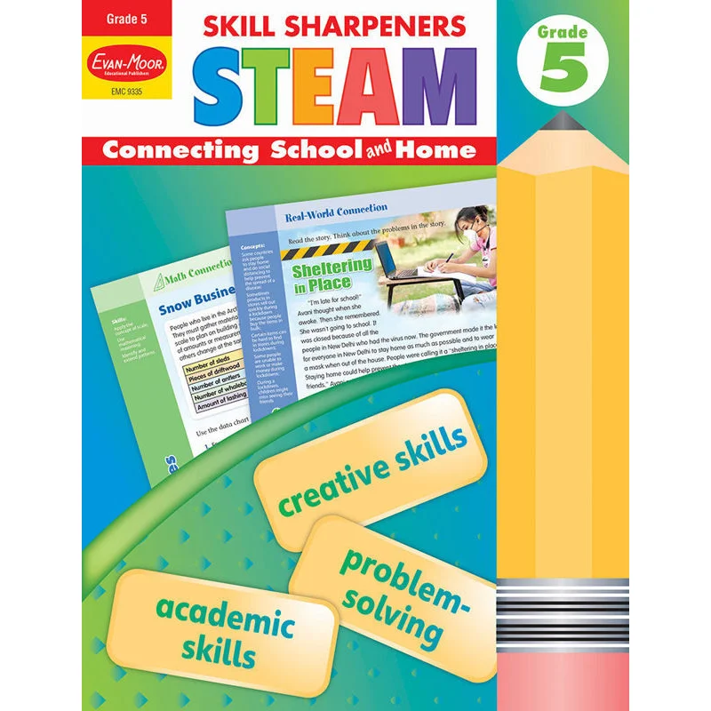Skill Sharpeners STEAM Grade 5 EvanMoor EvanMoor 9781645140849 Book