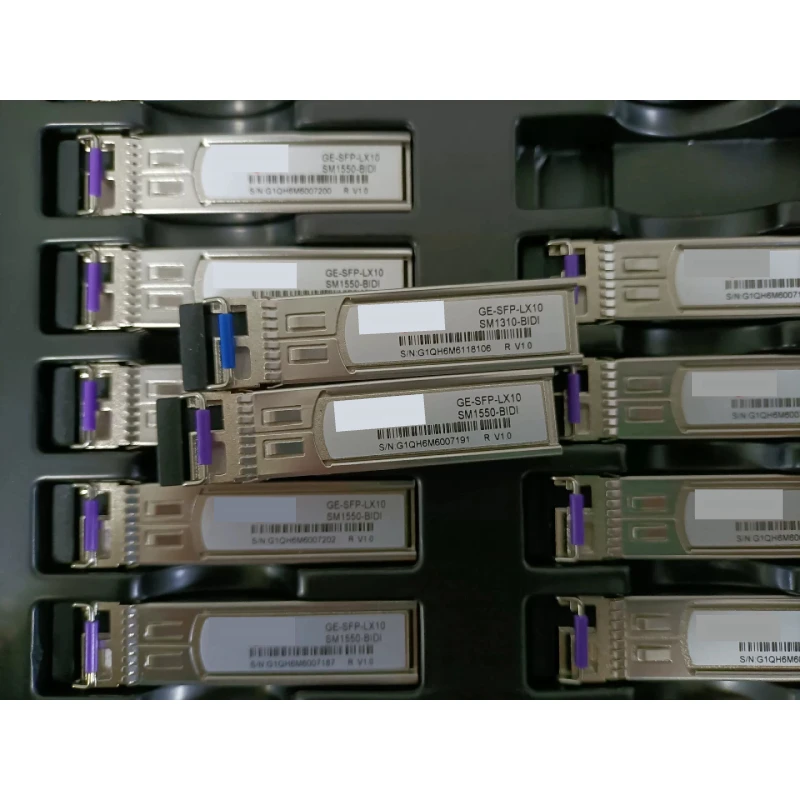 

for Ruijie GE-SFP-LX10-SM1310-BIDI+SM1550-BIDI 1.25G BIDI SFP 10km Simplex LC SMF DDM Gigabit Transceiver
