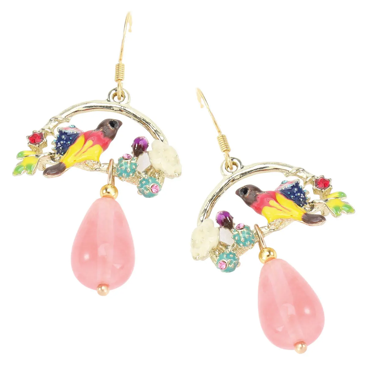 

1 Pair Retro Earrings Vintage Ethnic Style Ear Pendant Fashion Dangler For Party Daily Wear Ancient Chinese Style Ear Jewelry