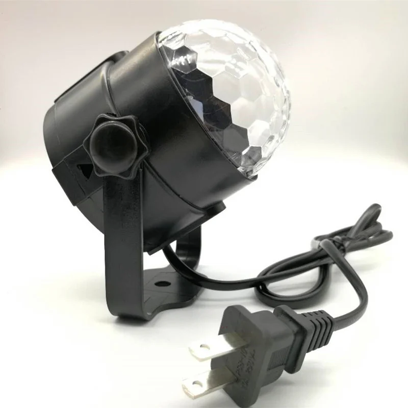 MINI LED Magic Ball Light telecomando Sound Control crystal magic ball RGB rotante DJ Ball Party Stage Lights Car Atmosphere Light
