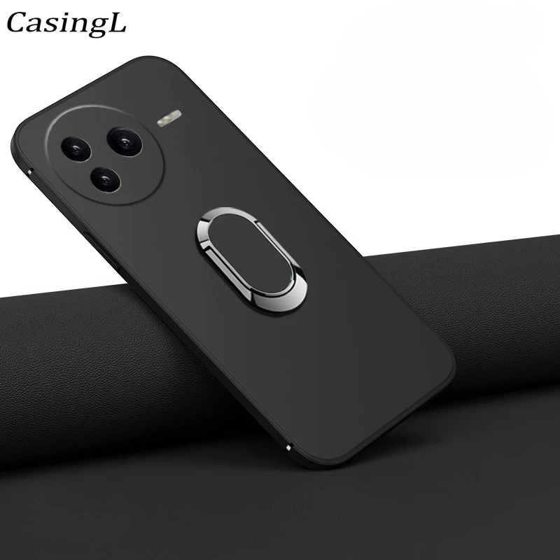 Para Xiaomi Poco F7 Ultra Pro F 7 Xiaomi funda anillo magnético a prueba de golpes carcasa de silicona para Xiaomi Poco F7 Pro Ultra contraportada