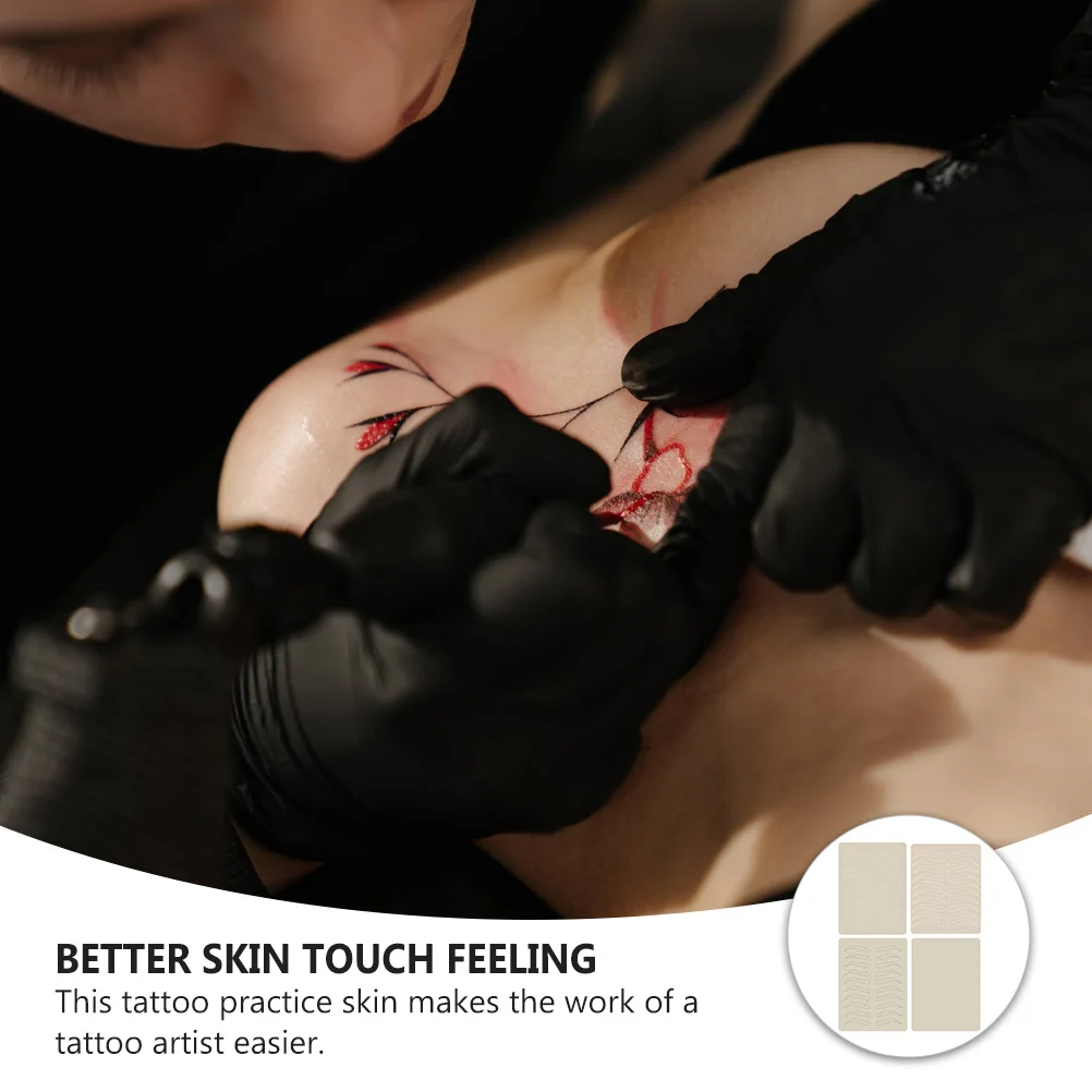 8 قطع Microblading الحاجب ممارسة الجلد الوشم أدوات التدريب مرنة المطاط الجلد لتظليل الخطوط العريضة الفن