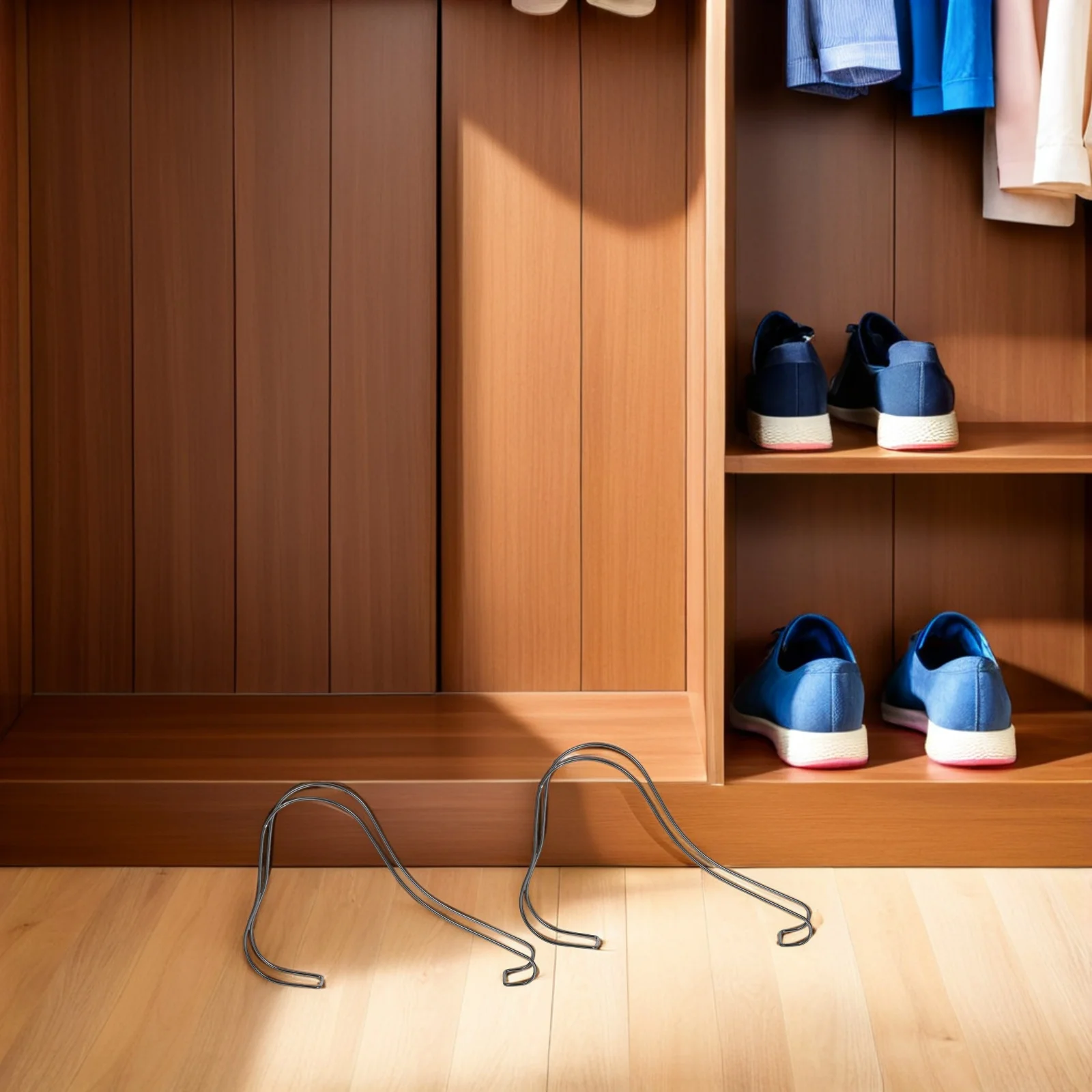 2Pcs Stainless Steel Shoe Support Stand Strong High Heel Sandal Display Rack for Shoe Store Home Organizer Sandal Rack