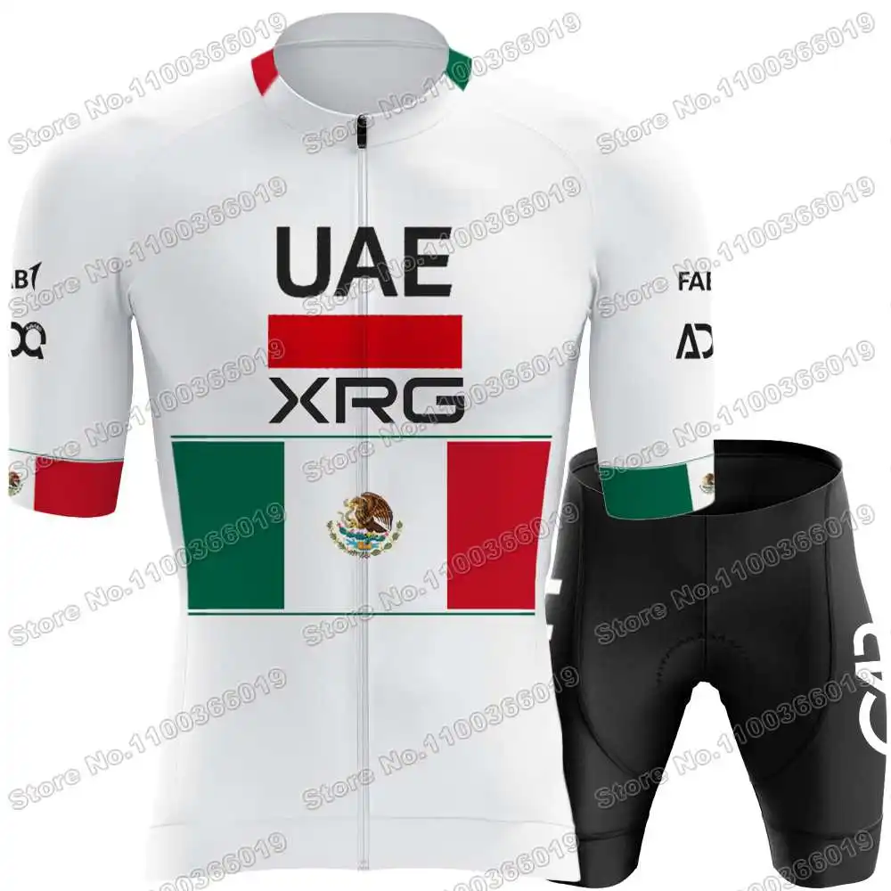 2026 إسحاق ديل تورو روميرو المكسيك-بطل الدراجات جيرسي مجموعة الإمارات العربية المتحدة فريق الدراجات ملابس الرجال الطريق دراجة قمصان دعوى مريلة السراويل