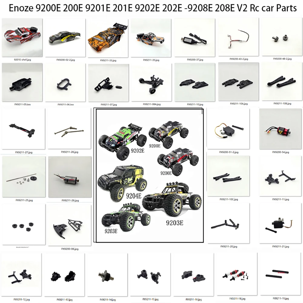 DEERC /Enoze 9200E 200E 9201E 201E 9202E 202E 1/10 V2 RC Car Parts