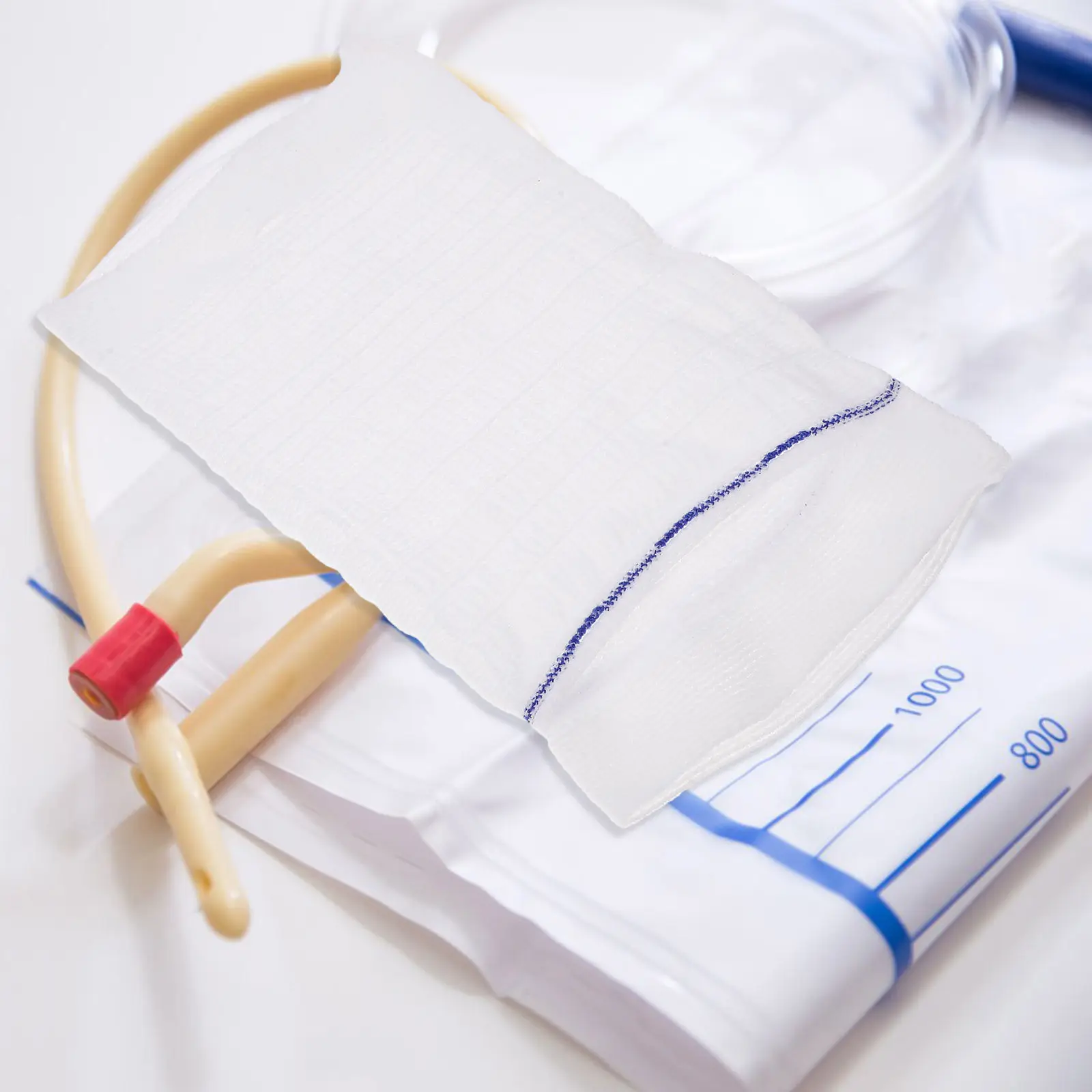 Catheter Leg Strap Urine Bag Holder Breathable Fixing Belt Comfortable Polyester Polyurethane Durable Support Weight