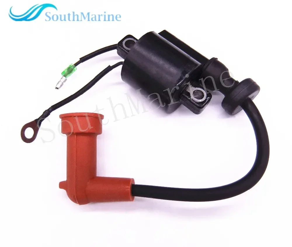 Outboard Engine 66T-85570-00 Ignition Coil for Yamaha Enduro 40HP E40X 40XWT 2-Stroke 1998-Newer