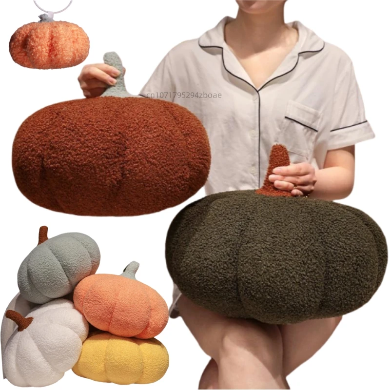 

10-35cm Cute INS Halloween Pumpkin Plush Doll Pendant Teddy Colorful Pumpkin Plush Toy Home Festival Decor Gift For Kids