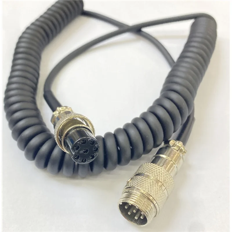 ل YAESU FT-1000 FT-2000 FT-847 B035 ICOM كينوود CB ميكروفون تمديد كابل 8-Core الطيران رئيس أجهزة الاتصال اللاسلكي