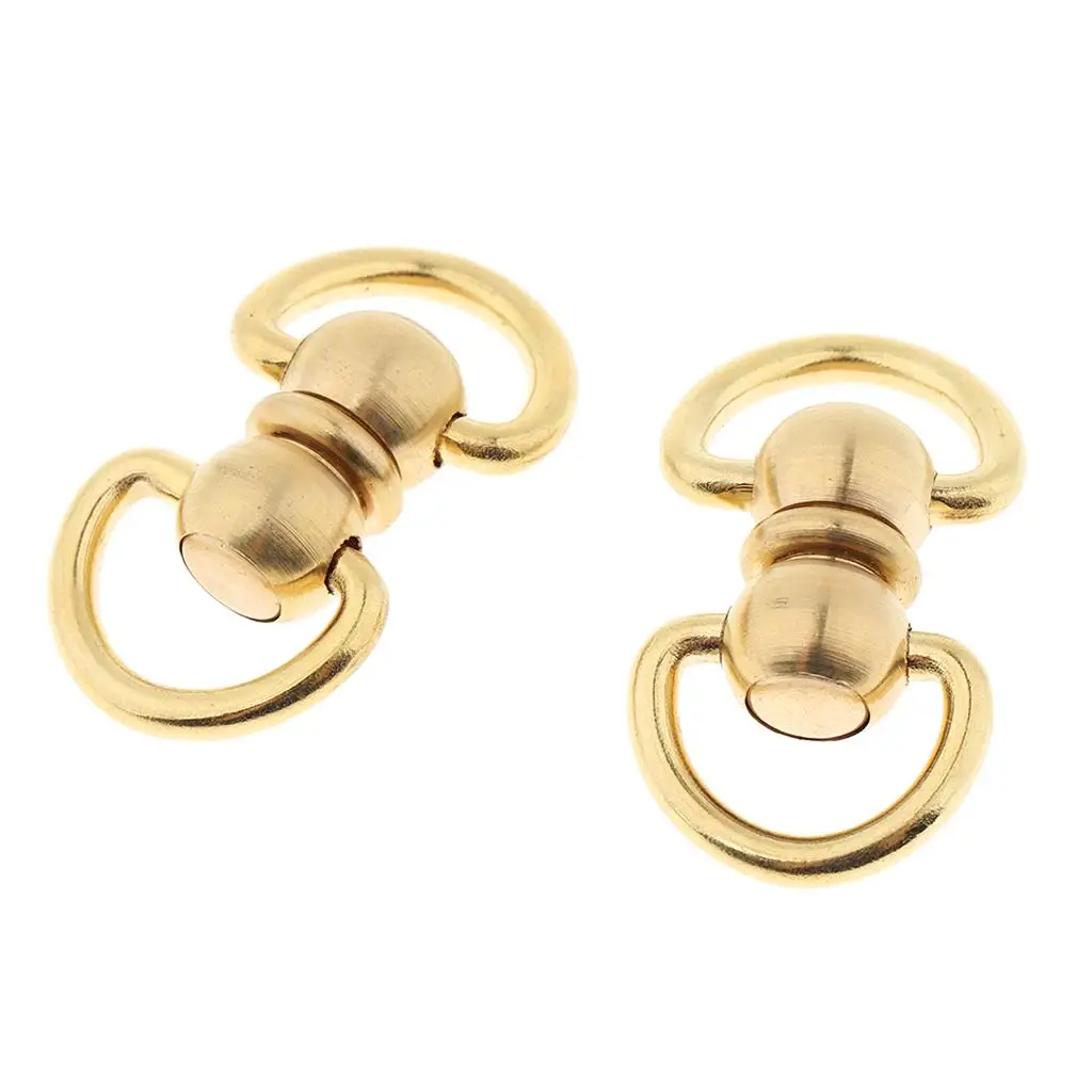 Round Head Ring Studs Spikes Brass Decorative Wooden Studs Luggage Bag Accessories for Handmade Craft