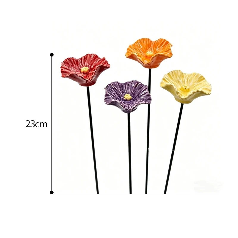 Outdoor Bee Feeder With Drinking Bowl Butterfly Bathing Basin Handmade Metal Flower Garden Stake For Garden Waterer Supplies