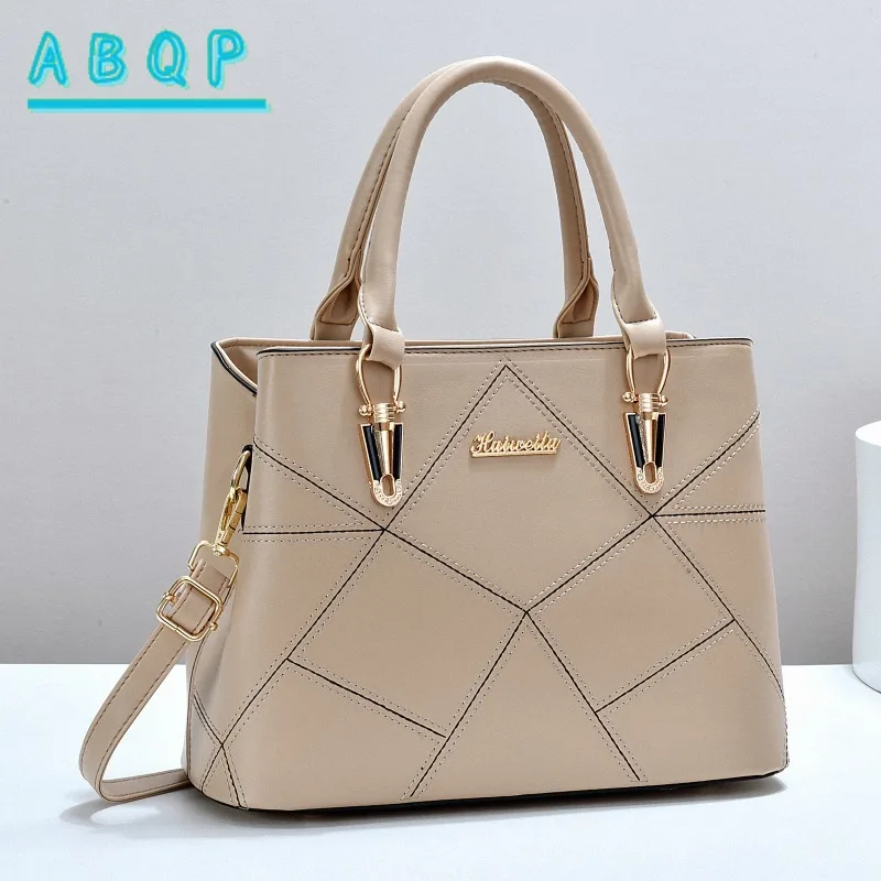 

ABQP New Women's Handbag Luxury Brand Fashion Women's Shoulder Messenger Bag Large Capacity Personalized Casual Women's Bag