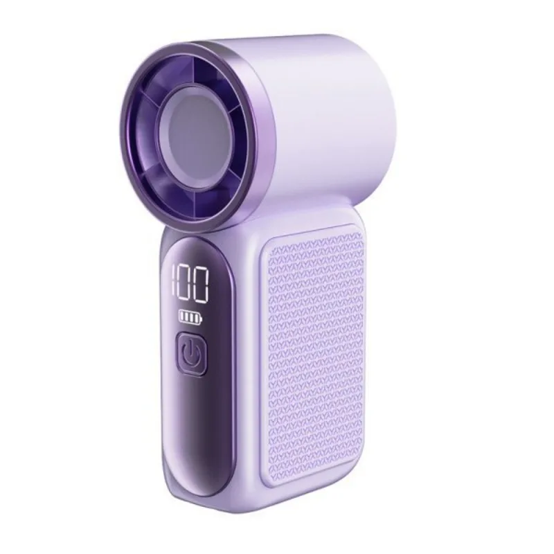 Mini Handheld Fan, High-Speed Turbo Fan, USB Rechargeable Pocket Fan, Portable for Outdoor Travel