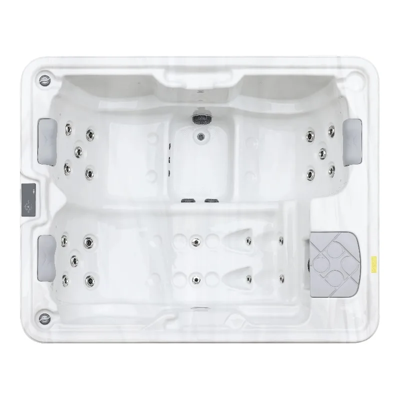 Blissful Luxury Tranquil Hydro-Jet Spa Tub Cozy Home Wellness Bathtub Massage Feature Family Outdoor Use Bathroom Application