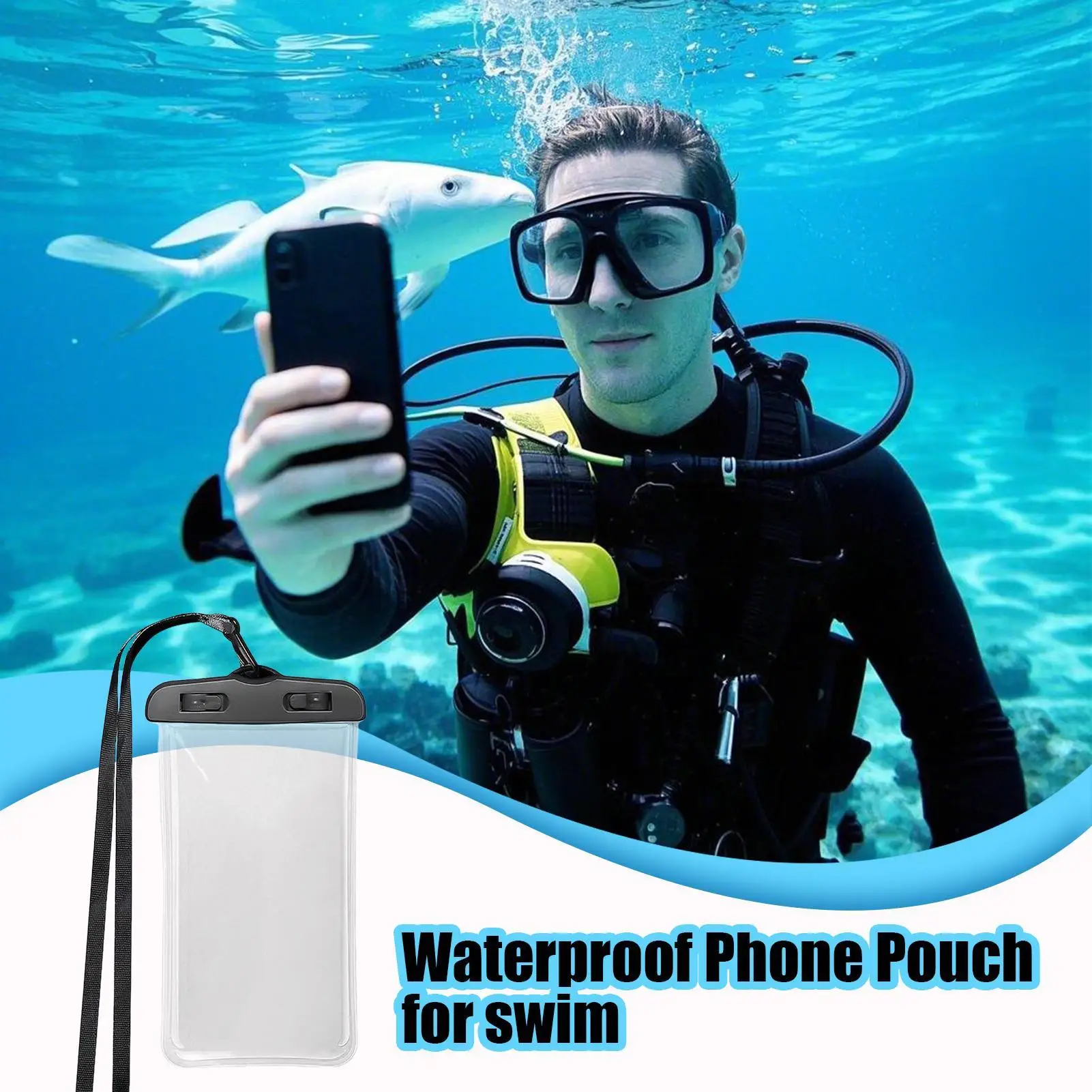 

Сухая сумка для телефона, водостойкая сумка для бассейна, сухая сумка с функцией сенсорного экрана, прозрачная для путешествий, дождливый круизный корабль, рафтинг, рыбалка