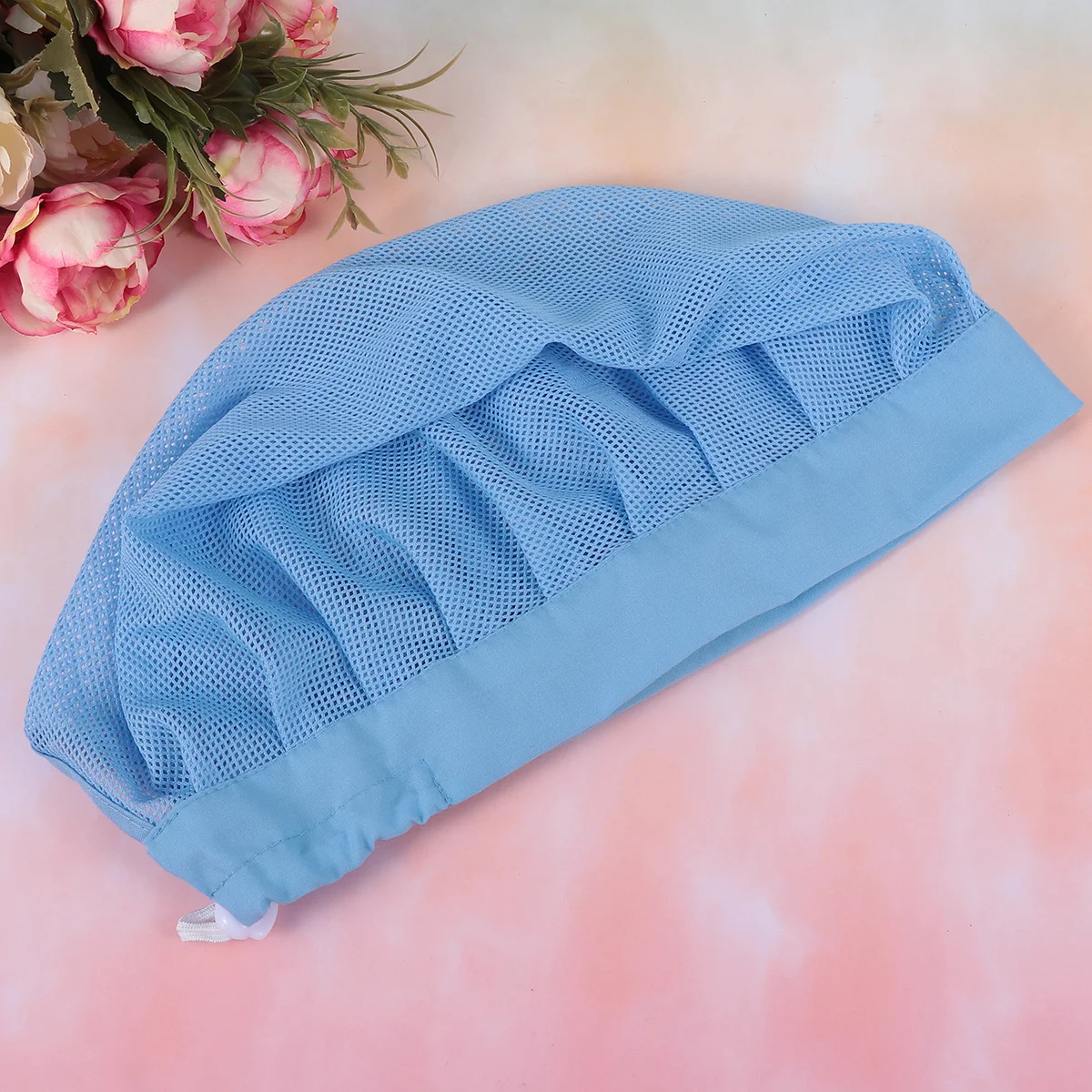 1개 주방 모자 통기성 셰프 메쉬 캡 가벼운 전문 요리 모자 베이커 셰프 케이터링 학교 가정용