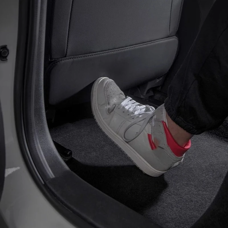 لشركة هيونداي سانتا في 5th Gen 2024 2025 اكسسوارات الديكور الداخلي للسيارات المقعد الخلفي مكافحة ركلة الوسادة مواد مقاومة الأوساخ #3