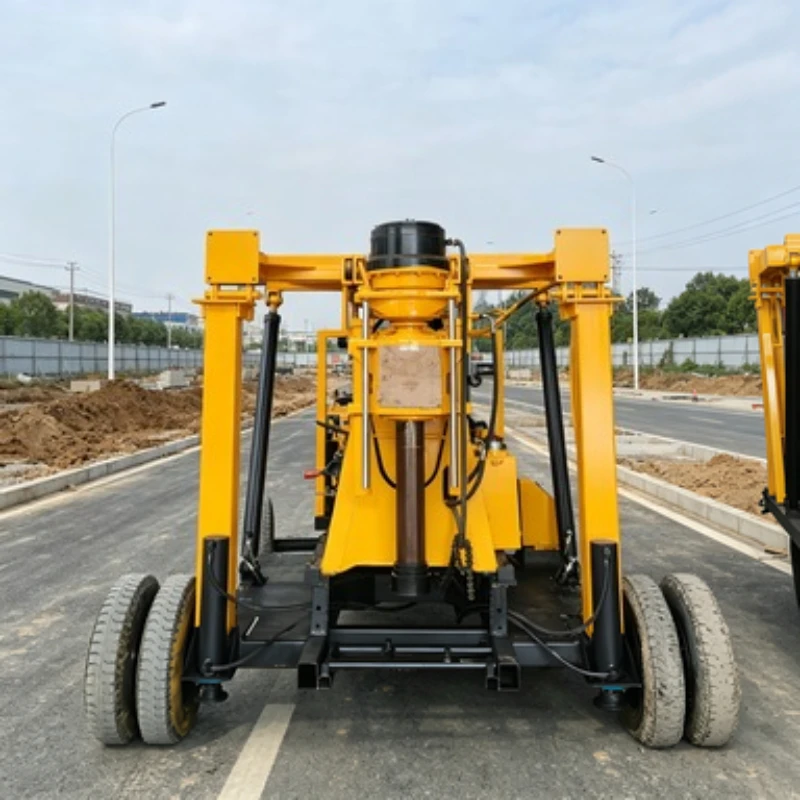 Engineering borehole core drilling rig mobile hydraulic for geological core drilling machine for deep borehole projects