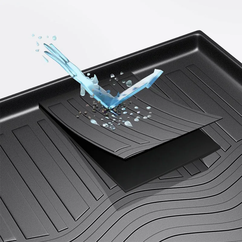 ل Volkswagen VW ID.4 ID4 2021 2022 2023 2024 وسادة صندوق السيارة مادة TPO مكون الحماية الداخلية #5