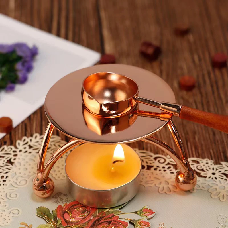 Metal Retro Wax Seal Stamp Stick Sealing Wax Furnace Stove Wax Warmer Wax Sticks Melting Glue Furnace Tool DIY Craft