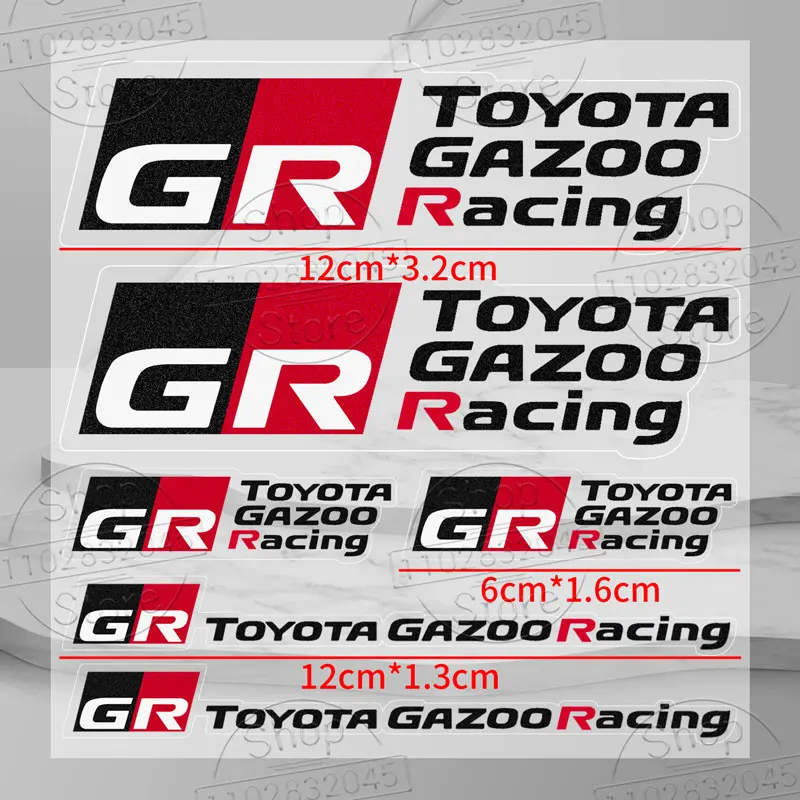 1szt Stylizacja samochodu GR Sport Logo Samochodowa trójkątna dekoracja szyby okiennej Do Toyota Gazoo Racing Badge Corolla Prius Camry C-HR RAV4