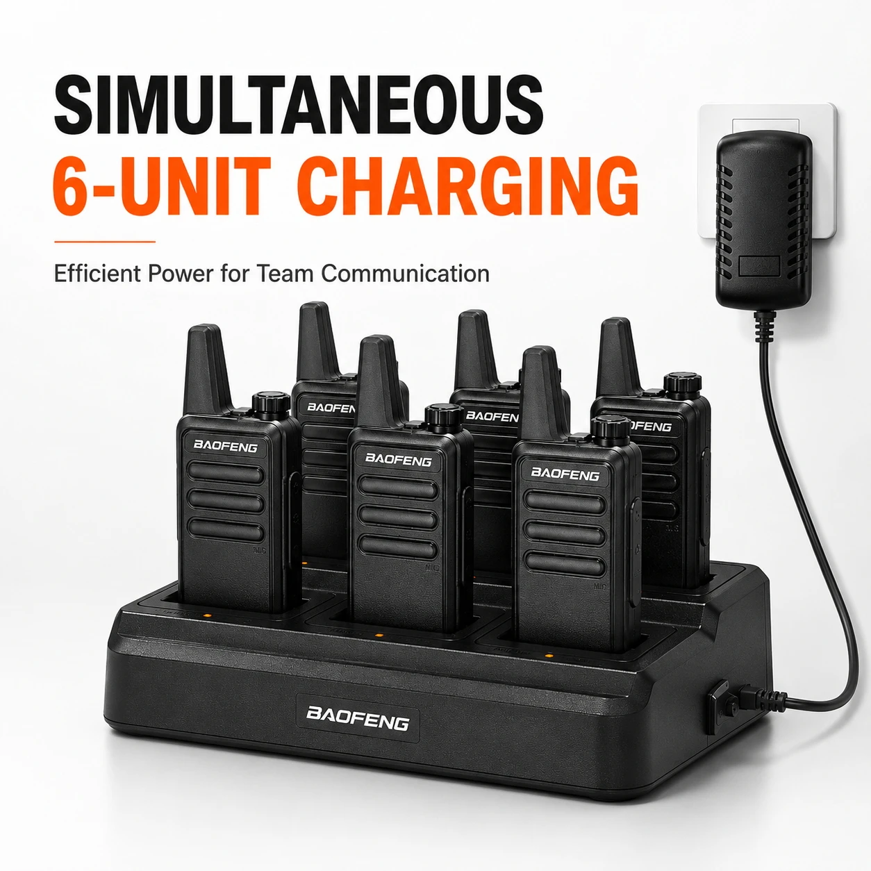 Baofeng 888SPLUS/BF-R5 Slim Portable Walkie-Talkie with 1500mAh Battery VOX Handsfree Clear Audio 888S UV-5R - Two-Way Radio