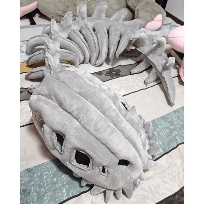 Accessori Cosplay Maschera con teschio di dinosauro Gioco di ruolo Prop Testa di animale Osso Cappello di peluche Halloween Dress Up Costume da festa Prop