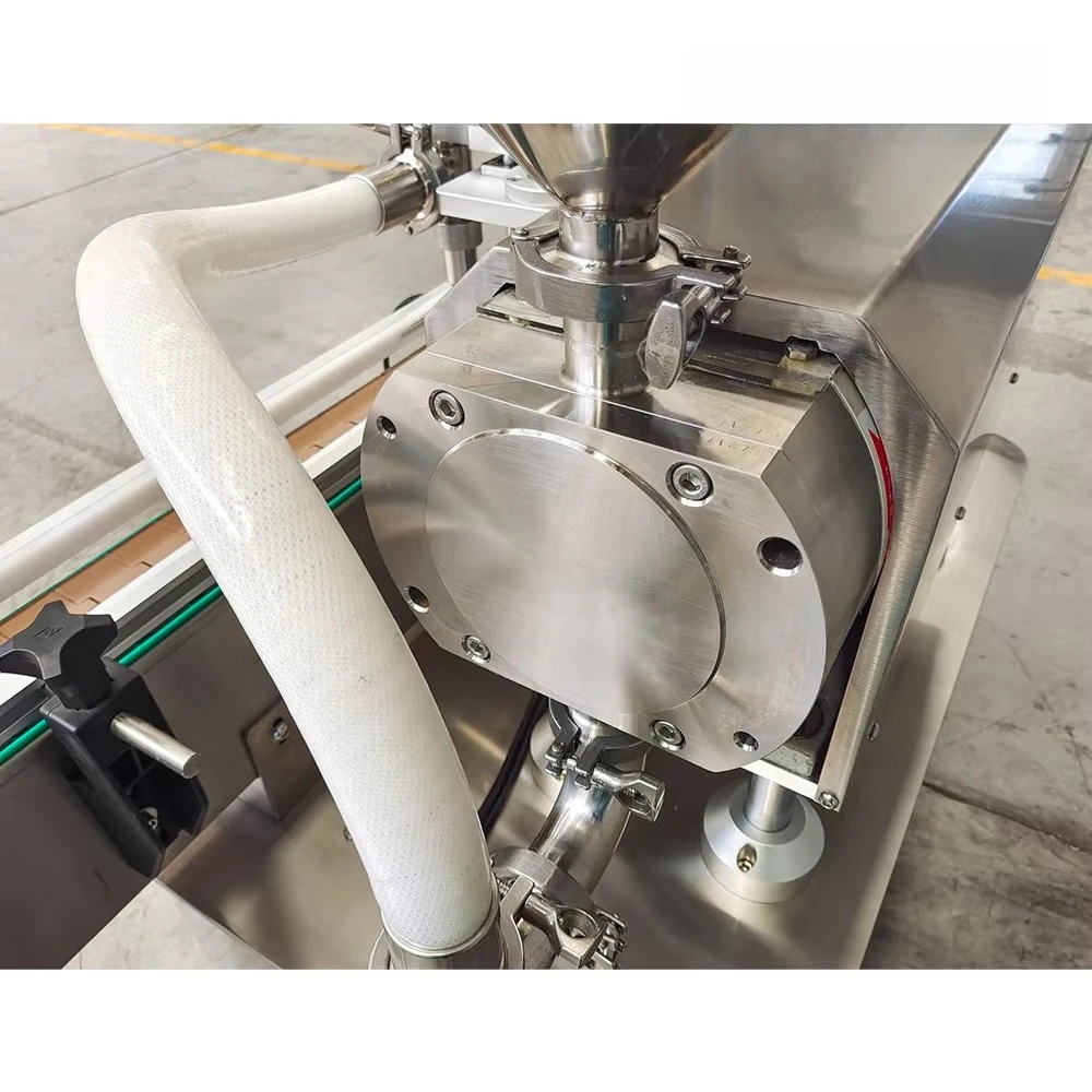 Solidpack a to Z Bottling Line Rotor Pump Hot Sauce Thick Sesame Paste Filling Machine