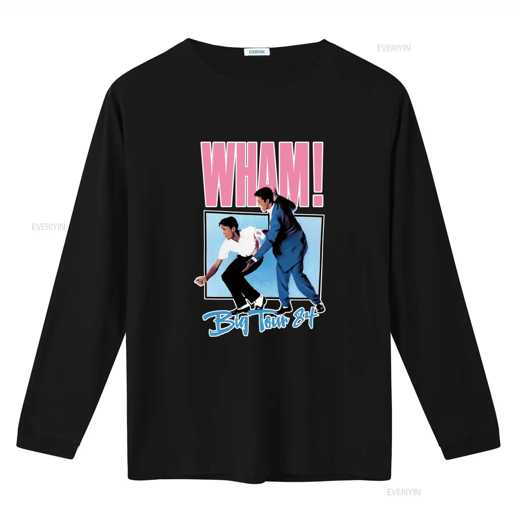 Wham Concert Singer Stylish Retro T Shirt for Men and Women Cool Funny Design vintage Washed streetwear Breathable