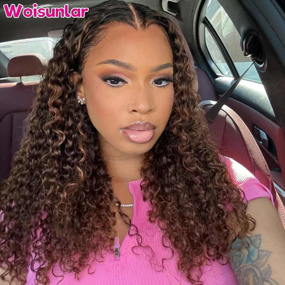 

Brown lace Front Human Hair Wigs jerry curly 34 36 inches 200% Black women13x4 13x6 Transparent Lace Natural Brazilian hair wigs