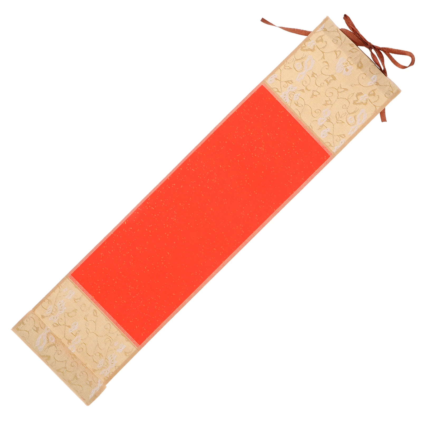 التمرير الفارغ الرجعية لطلاء الخط الصيني ، مادة ورقية قماش مقاومة للاهتراء رسم معلق ديكور فني العرض