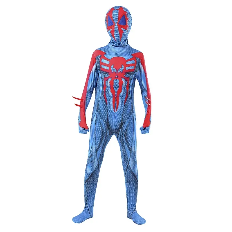 Movie Superhero Spiderman 2099 Cosplay Costume Miguel OHara Bodysuit Jumpsuit Halloween Party Costumes Suit for