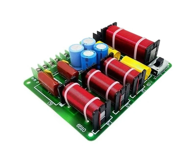 5 Way Speaker Crossover FOR MW Audio 2pcs KTV Stage 2 High 2 Mid 1 Low Frequency Divider Sound Upgrade