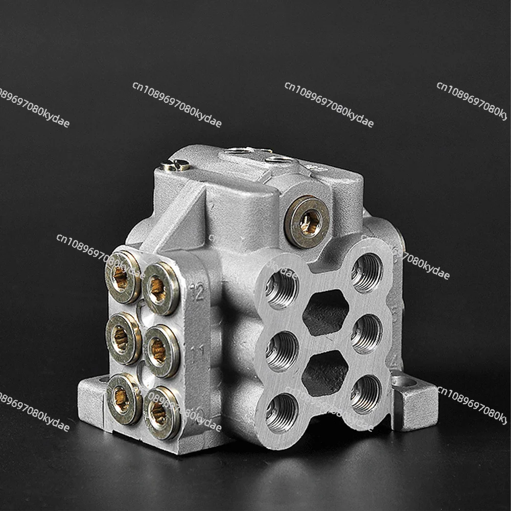 U-Shaped Progressive Grease Distributor U4-U12 For [Brand] 4-12 Lubrication Points Stable Performance For Forging Machinery