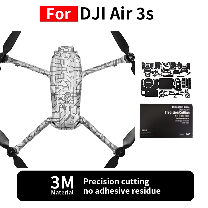 

Mebont для DJI air3s, наклейка для камеры DJI Air 3S, дронов, защитная пленка, полная защита, без остатков