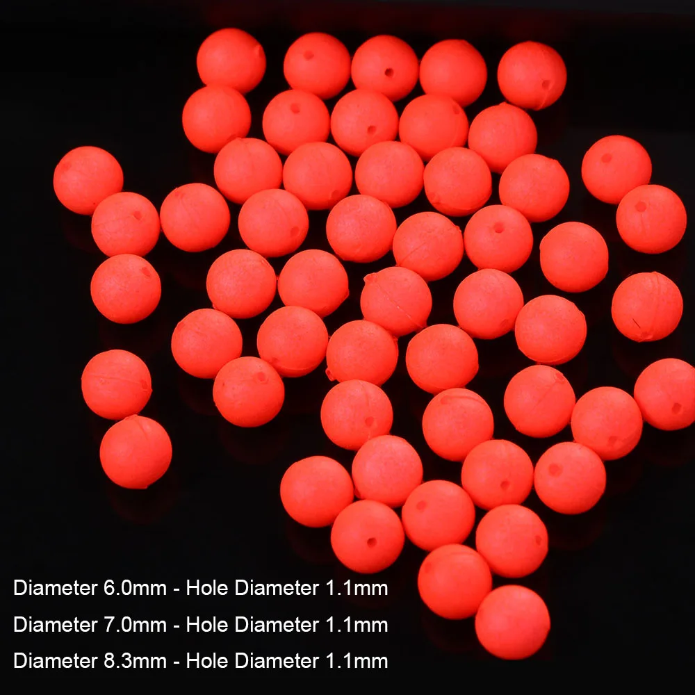 50pcs EVA Foam Fishing Float Hard Balls Buoyancy Ball Float Gear Fish Float Outdoor Fishing Accessories