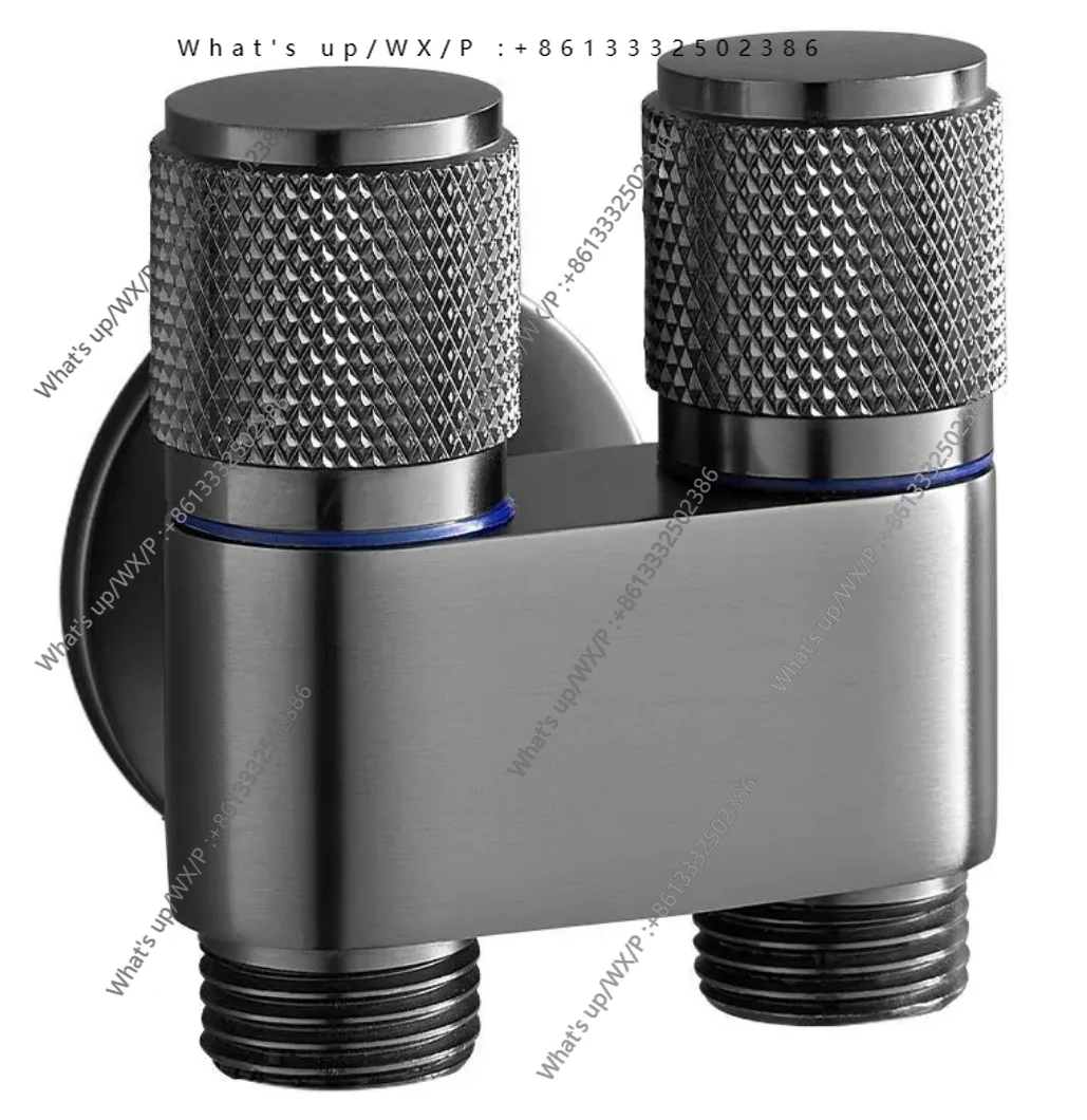 1/2 Inch Stainless Steel Gray Universal Angle Valve Manual Close