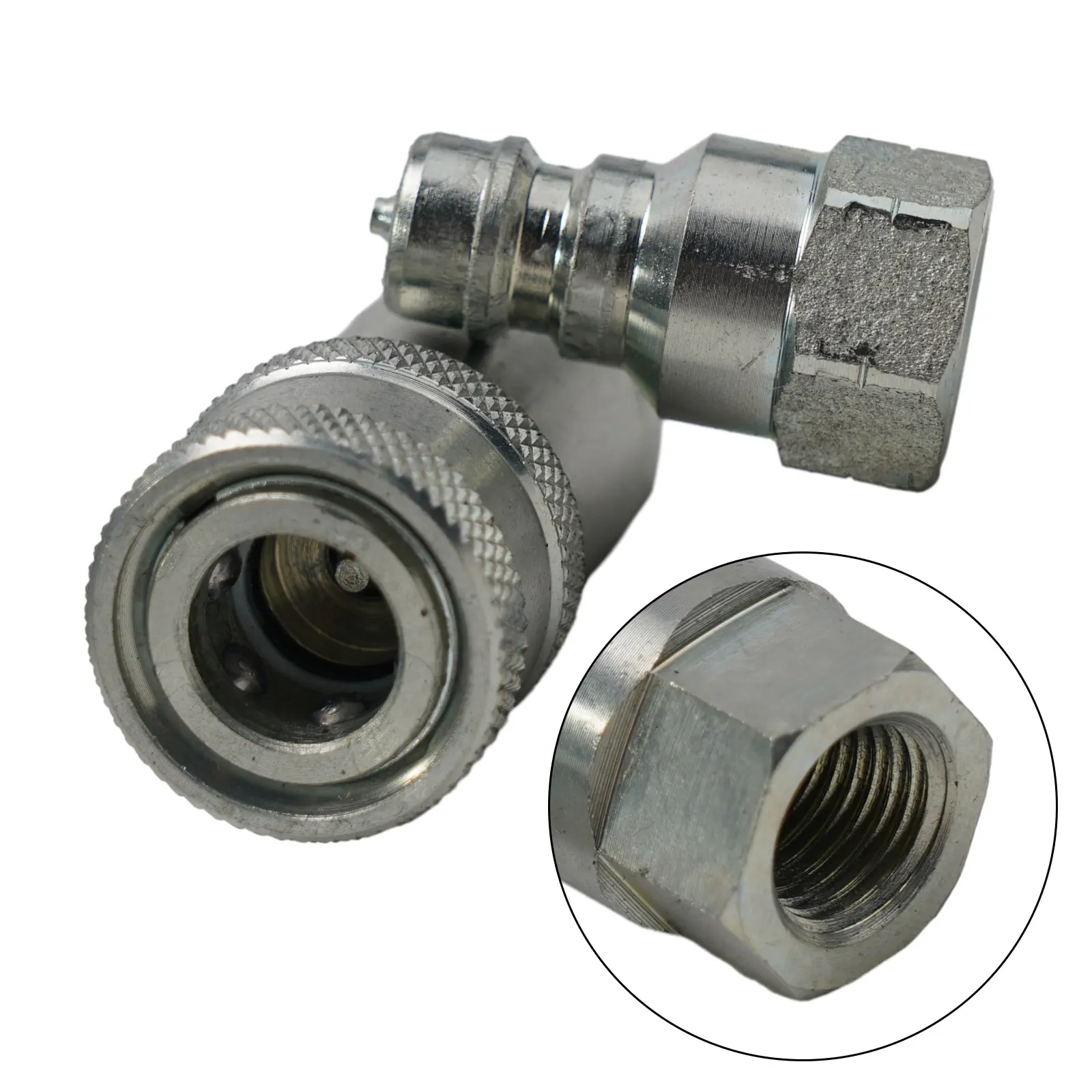 Quick Release Fitting NPT ISO A Hydraulic Coupling Connector 1/4\