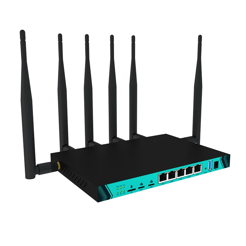 Cioswi Cat4 4G Router 1200Mbps Wi Fi 4G Dual Modem Openwrt Home Router Wifi Menggunakan Independen WIFI Chip Dual Core CPU