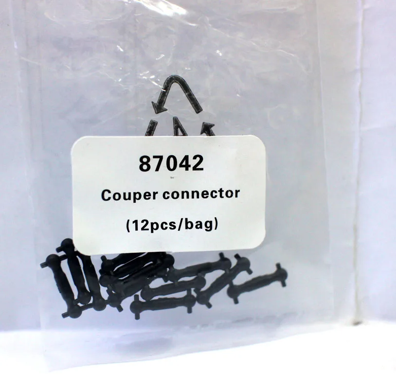 Conector do eixo de transmissão do motor de trem escala Premium HO 1:87 - Universal para modificação de trem elétrico