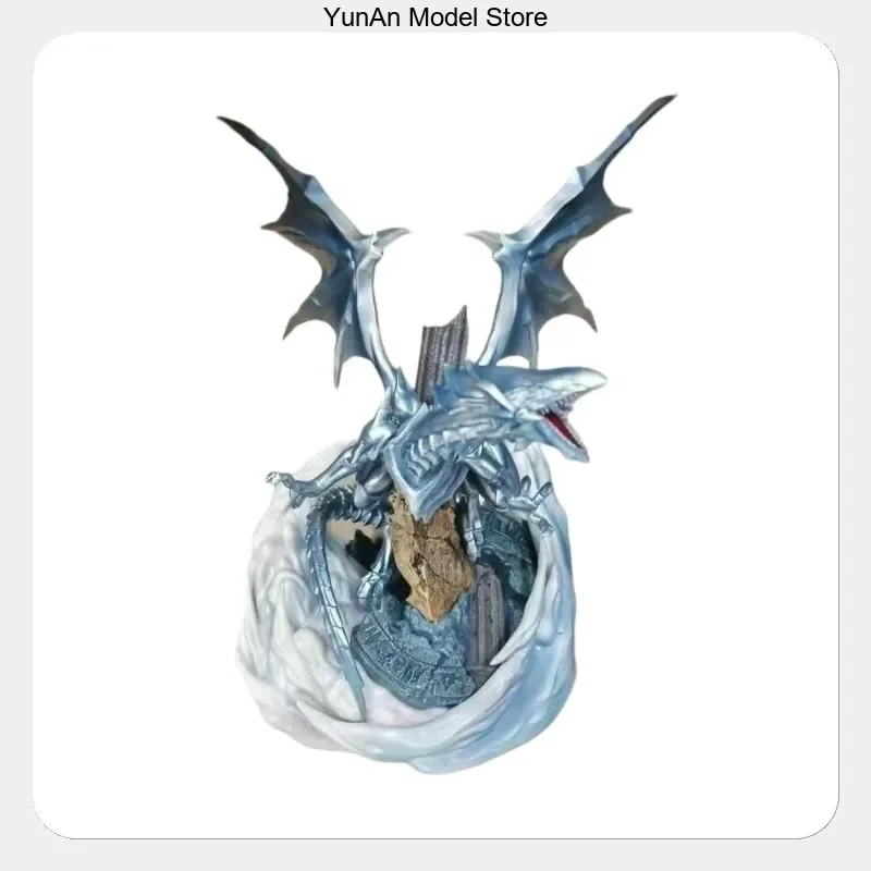 

Blue-Eyes White Dragon Statue 36cm Anime Figure Model Collection Desktop Decoration Ornament Toys Gifts for Fans