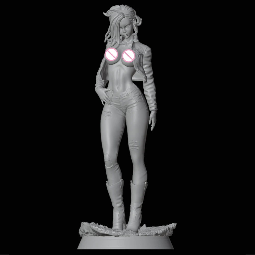 1/24 Beautiful Girl No.18 NSFW 3d Printed Model Resin Unpainted Figure Model Kit Miniature Garage Gk Kits Unassembled Diy Toys