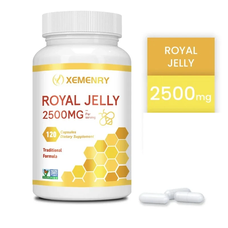 

Royal Jelly 2500mg - Joint Support, Antioxidant - Non-GMO and Gluten Free FormulaSupplements