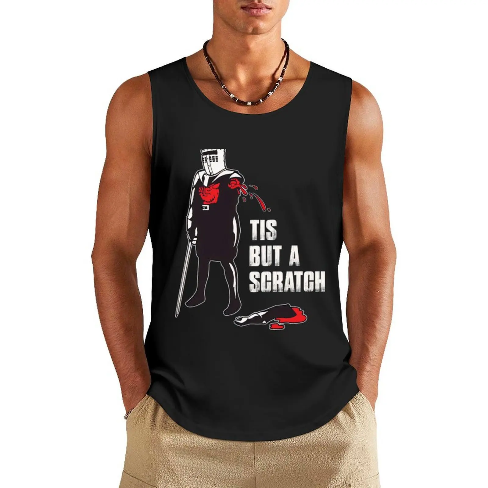 

horror movie 90s Tank Top Men's clothing sleeveless man shirts Japanese t-shirt gym shirts