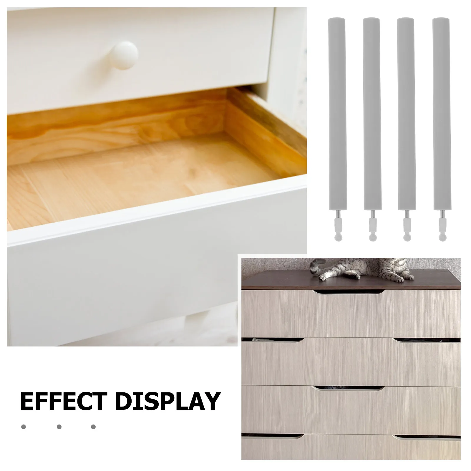 6Pcs Door Soft Close Damper For For Kitchen Family Hydraulic Quiet Dampers Anti Slam Buffer Cabinet Wardrobe Trash