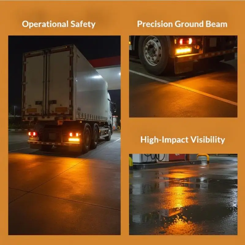 24V LED Truck Side Marker Lights High Brightness Waterproof Shock Resistant Multiple Colors For Truck Trailer Lighting