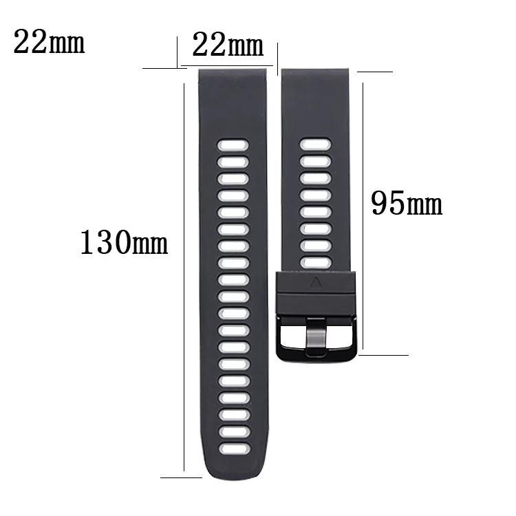 26 22mm Watchband for Garmin Fenix 6X 6 5X 5 Plus 3 3 HR Forerunner 935 Watch Quick Release Silicone Easy fit Wrist Band Strap