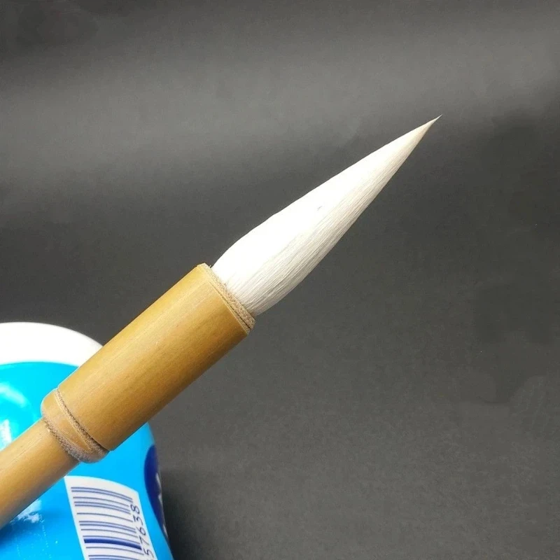 Soft Woolen Hair Calligraphy Brush Fine Premium Wool Hair Chinese Painting Colored Brush Running Regular Script Writing Brush